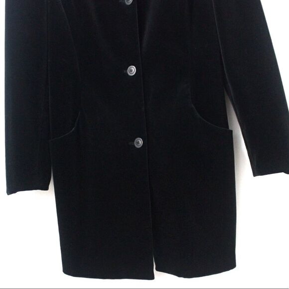 Vintage GC Guess Collection Black Trench Coat 8 - Picture 5 of 14